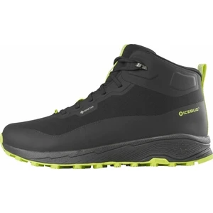 Icebug Férfi túracipők Haze Mens Mid Biosole GTX Black/Poison 42,5