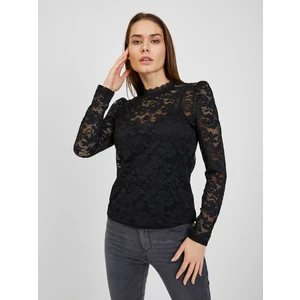 Black Women's Lace T-Shirt ORSAY - Women