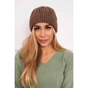 Cap with fleece Lila K240 brown