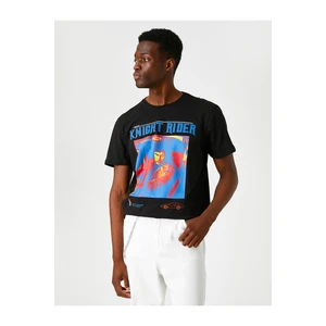 Koton Black Lightning T-Shirt Licensed Printed