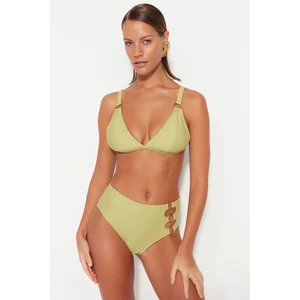 Trendyol Bikini Top - Green - Plain