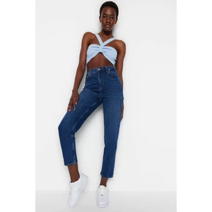 Jeansy damskie Trendyol High Waist