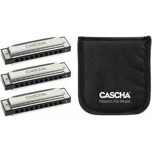 Cascha HH 2341 Blues Pack 3 Diatonisch Mundharmonika