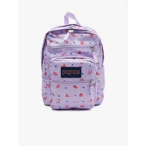 Ruksak Jansport fialová farba, veľký, vzorovaný