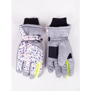 Yoclub Kids's Children's Winter Ski Gloves REN-0238G-A150