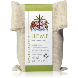 The Somerset Toiletry Co. Ministry of Soap Natural Hemp tuhé mýdlo na tělo Lime & Peppermint 200 g