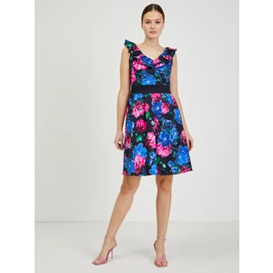 Pink-blue women's floral dress ORSAY - Ladies