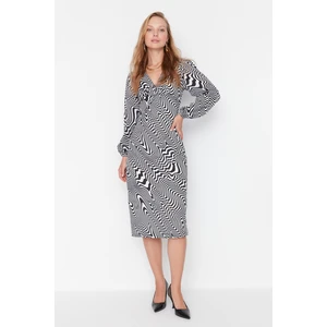 Trendyol Black Patterned Dress