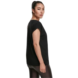 Ladies Organic Extended Shoulder Tee black