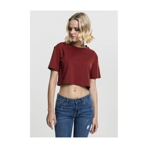 Ladies Short Oversized Tee rusty