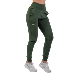 Nebbia High-Waist Loose Fit Sweatpants "Feeling Good" Dark Green L