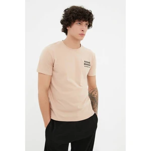 Trendyol Beige Men's T-Shirt