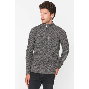 Trendyol Sweater - Black - Slim fit