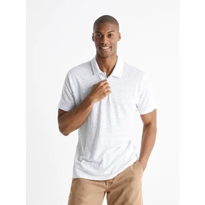 Celio Linen Polo T-Shirt Bepolin - Men