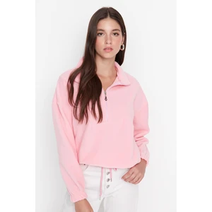 Trendyol Sweatshirt - Pink - Regular fit