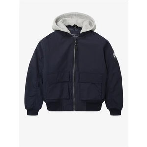 Dark Blue Boys' Lightweight Hooded Jacket Tom Tailor - Boys