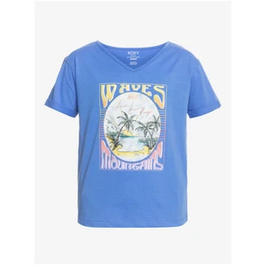 Blue Girl T-Shirt Roxy Give Me Everything - Girls