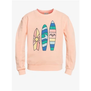 Apricot Girls Sweatshirt Roxy Oh Happy Day - Girls