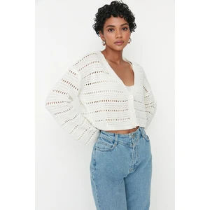 Trendyol Cardigan - Ecru - Regular fit