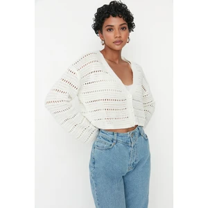 Trendyol Cardigan - Ecru - Regular fit