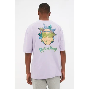 Trendyol T-Shirt - Purple - Relaxed fit