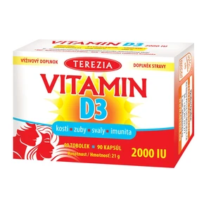 Terezia Vitamín D3 2000 IU 30 tobolek