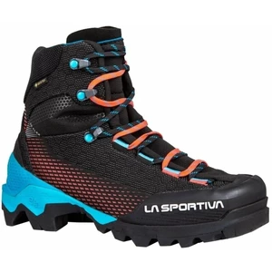 La Sportiva Dámske outdoorové topánky Aequilibrium ST GTX Black/Hibiscus 40