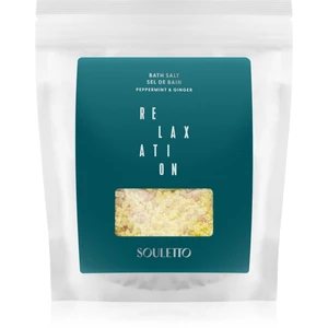 Souletto Peppermint & Ginger Bath Salt soľ do kúpeľa 500 g