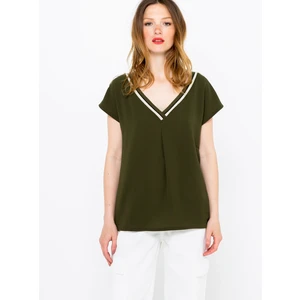 Dark green T-shirt CAMAIEU - Women