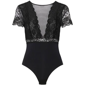 Pieces Dámske body PCSICCA 17095132 Black M