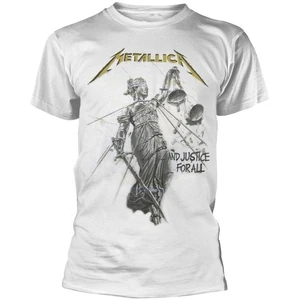 Metallica Tricou And Justice For All Alb S