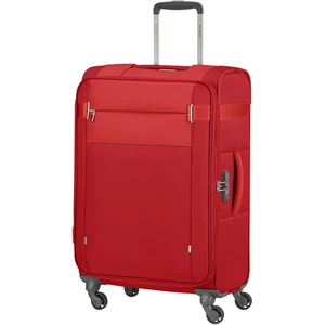 Samsonite Látkový cestovní kufr Citybeat EXP 67/73 l - červená