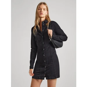 Black Women's Denim Shirt Dress Pepe Jeans - Women's