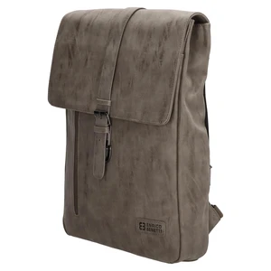 Enrico Benetti Rotterdam 17" Notebook Backpack Medium Taupe