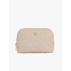 Beige Women's Patterned Cosmetic Bag Tommy Hilfiger - Women