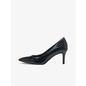 Tamaris women's black crocodile print pumps - Women