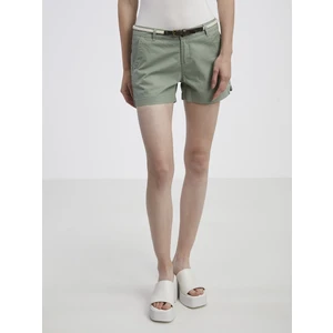 Khaki Womens Shorts CAMAIEU - Women