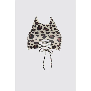 Góra od bikini Trendyol Leopard Print