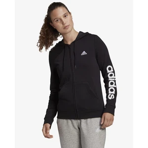 adidas Performance Essentials Logo Full-Zip Mikina Černá