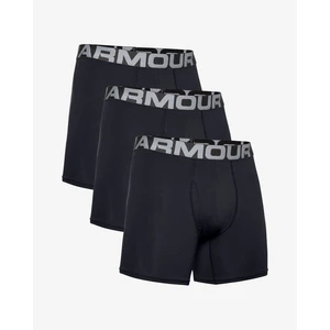 Under Armour Charged Cotton 6in 3 Pack Černá XL