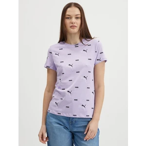 Light purple Puma Logo Power T-Shirt - Women