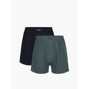 Boxer shorts Atlantic 2MBX-013 A'2 S-3XL navy blue-emerald 02