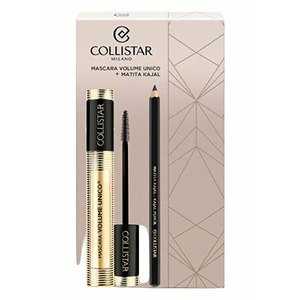 Collistar Volume Unico Set darčeková kazeta špirála Volume Unico 13 ml + ceruzka na oči Kajal Pencil 1,2 ml Black W Intense Black objemová riasenka