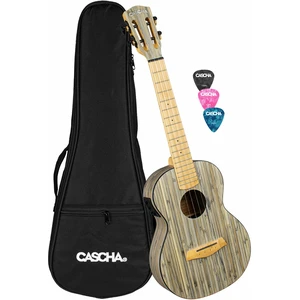 Cascha HH 2317E Bamboo Tenorové ukulele Graphite