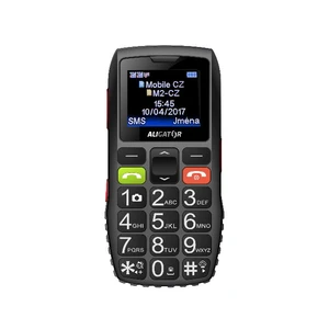 Aligator A440 Senior, Dual SIM, fekete-szürke + asztali töltő