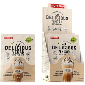 Nutrend Delicious Vegan Protein 5×30 g latte macchiato