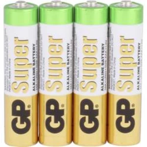 Mikrotužková batérie typu AAA alkalicko-mangánová GP Batteries GP24A 4/ LR03, 1.5 V, 4 ks