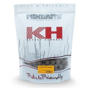 Mikbaits boilie krvavý huňáček jahoda exclusive - 2,5 kg 20 mm