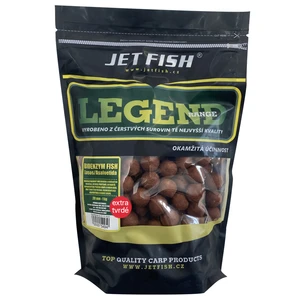 Jet fish extra tvrdé boilie legend range bioenzym fish 30 mm 250 g