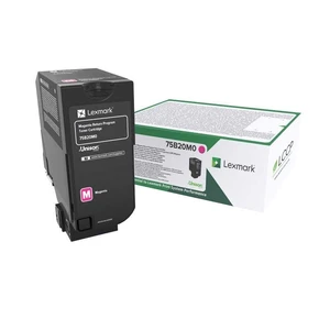 Lexmark 75B20M0, magenta, 10000 str., return, originálny toner